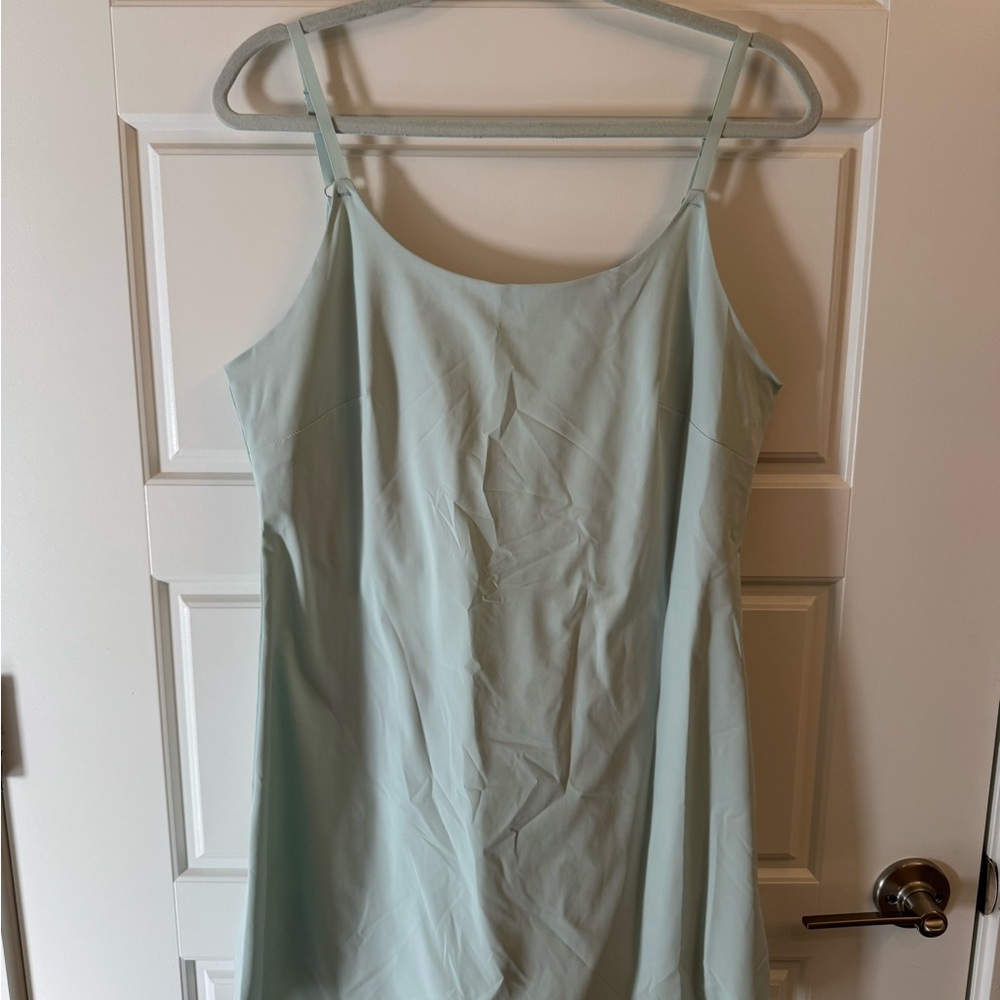 Bad Birdie Light Blue Dress with Spaghetti Straps